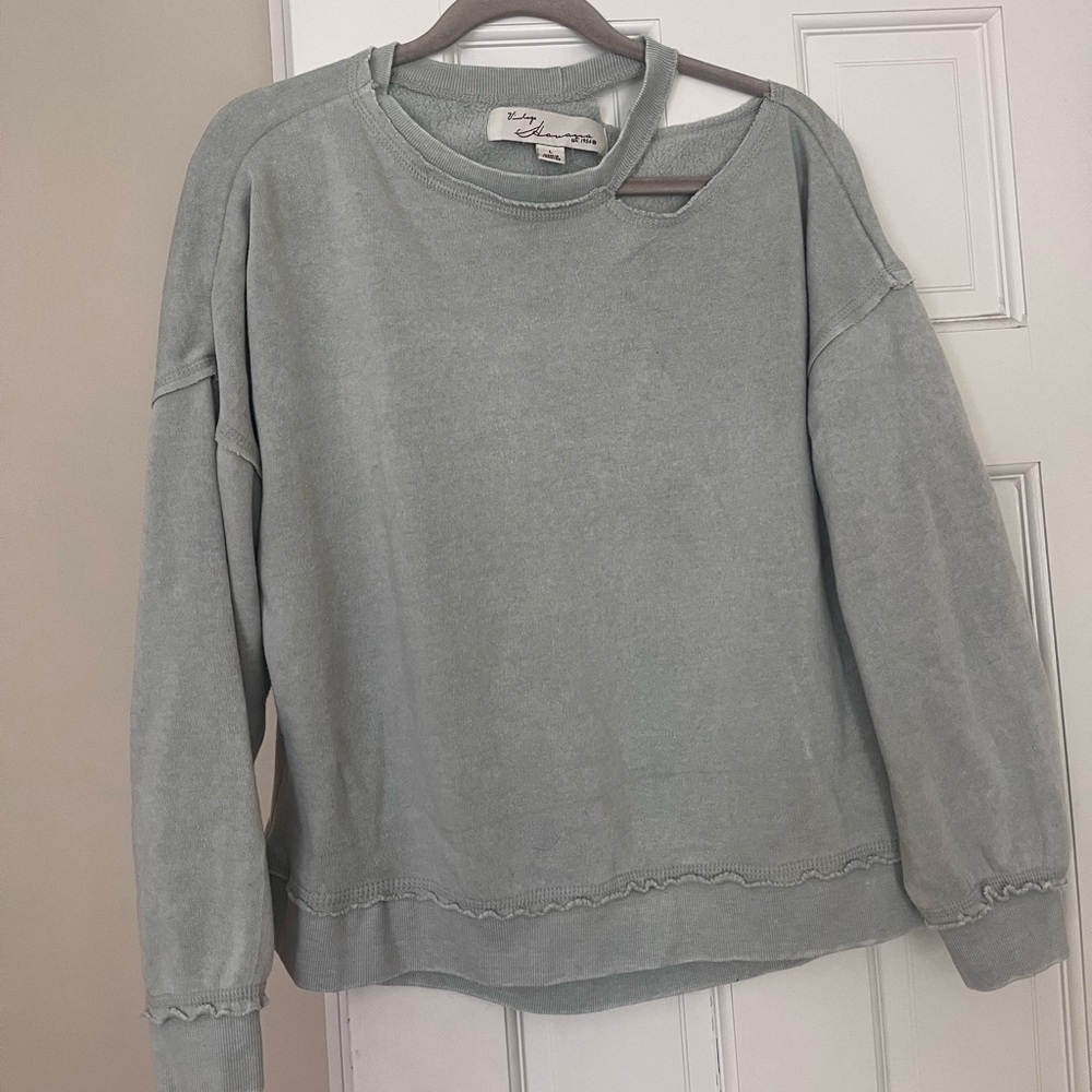 Vintage Havana Crewneck in sage